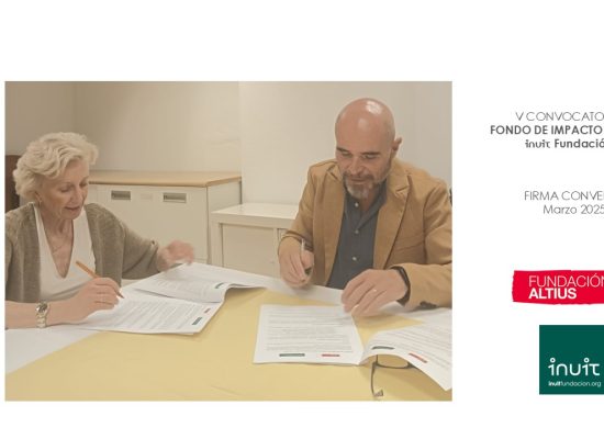 FIRMAMOS CONVENIO CON FUNDACIÓN ALTIUS – Fondo de Impacto Social